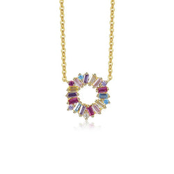 Rainbow Lux halskæde, Spinning Jewelry
