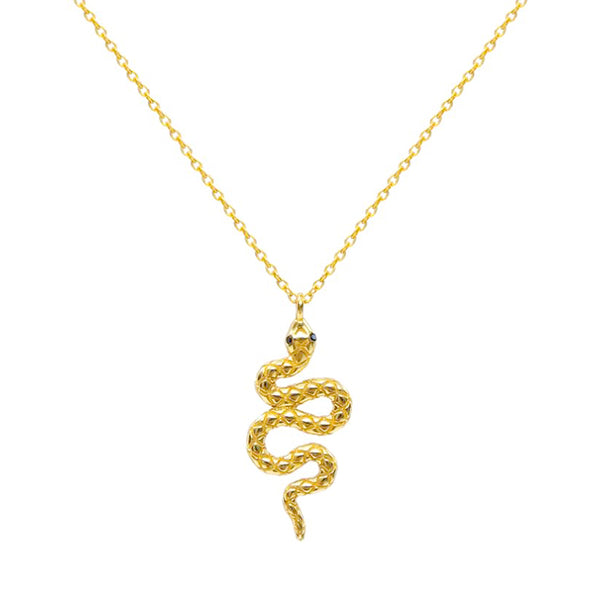Happy Snake halskæde, Spinning Jewelry