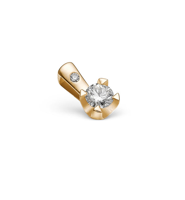 Love Collection, vedhæng 14kt guld m/ 0,30ct diamant