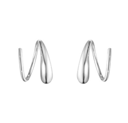 Mercy Swirl sølv øreringe / Georg Jensen 10015148