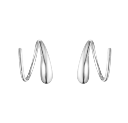 Mercy Swirl sølv øreringe / Georg Jensen 10015148