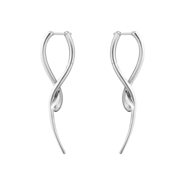 Mercy lange øreringe i sterlingsølv / Georg Jensen 10015150