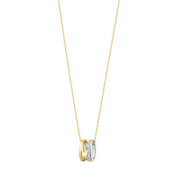 Georg Jensen FUSION åbent vedhæng 0,22 ct. pavé