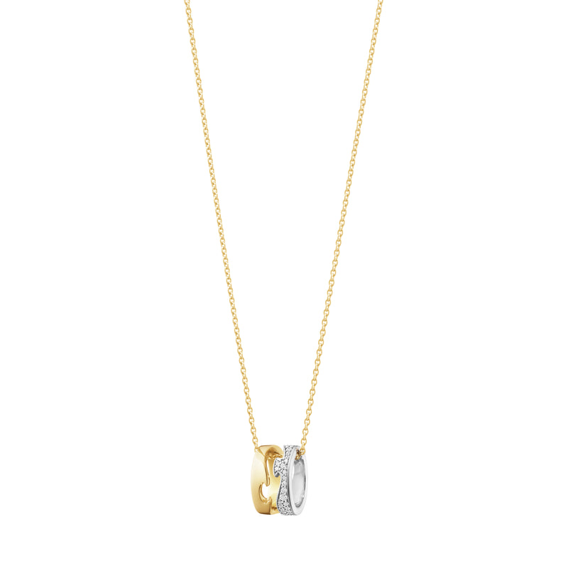 Georg Jensen FUSION åbent vedhæng 0,22 ct. pavé