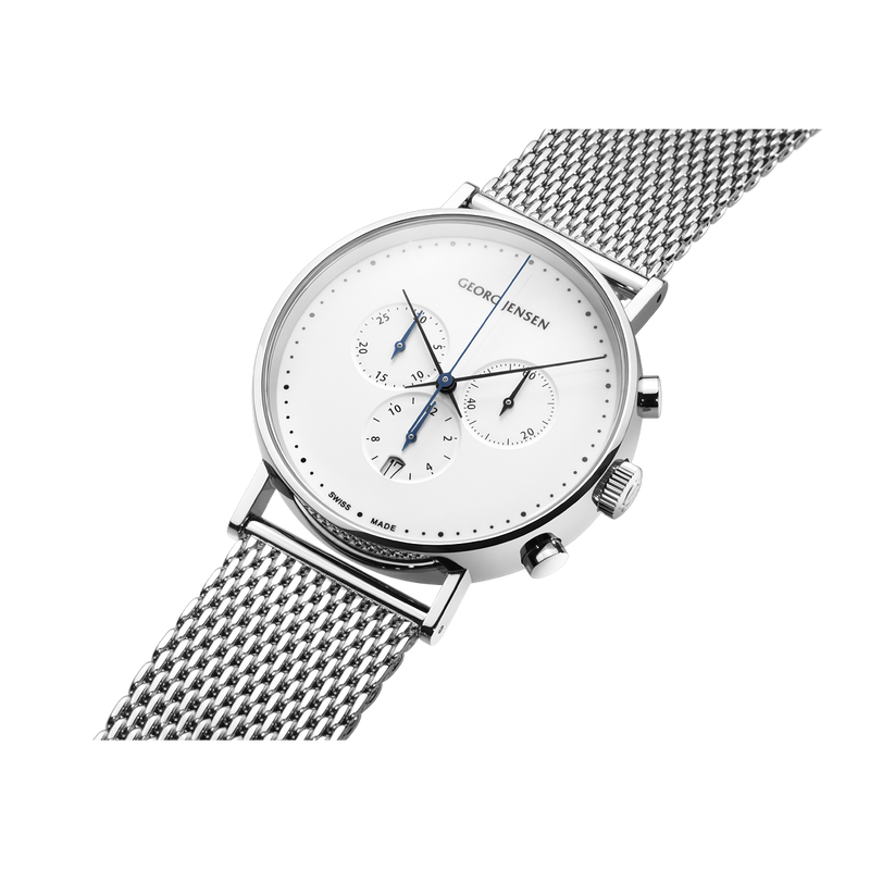 Georg Jensen KOPPEL 41mm stål herreur - 10019776