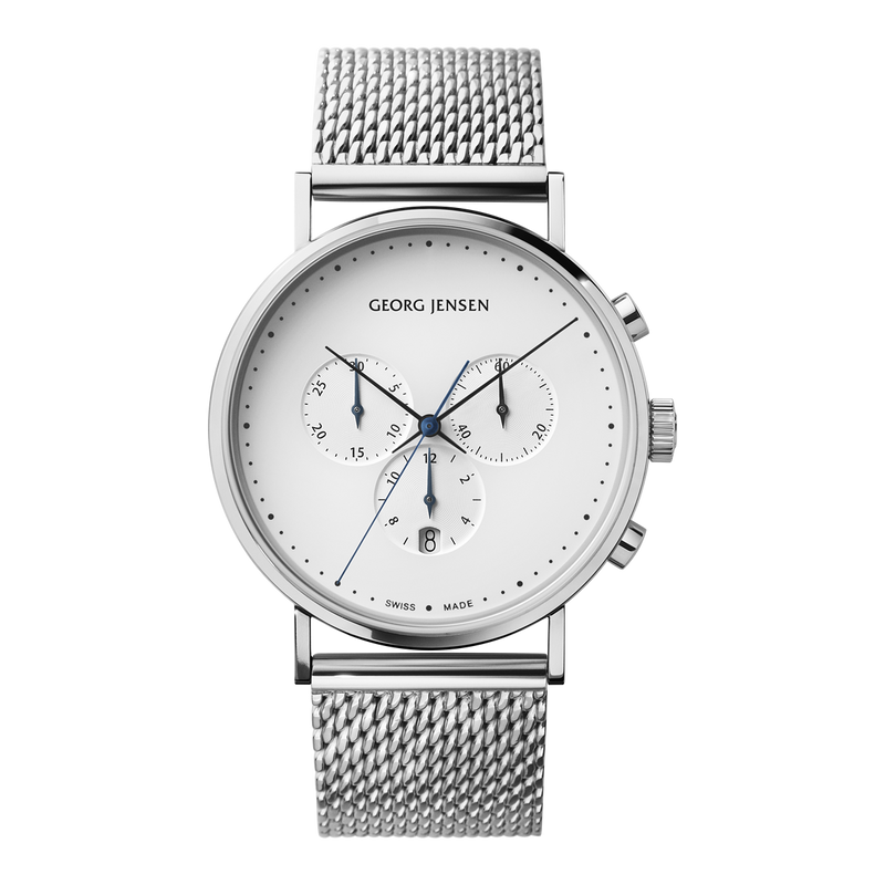 Georg Jensen KOPPEL 41mm stål herreur - 10019776