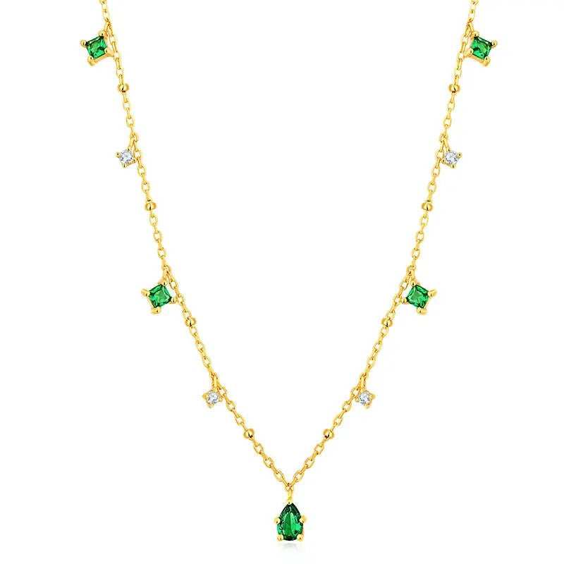 Green Star halskæde, Spinning Jewelry