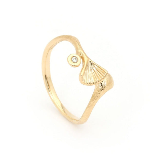Kaya mini guld ring 0.01 ct. - Per Borup 1143RX