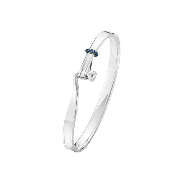Torun sølv armring med blå safirer - Limited Edition - Georg Jensen 20000175