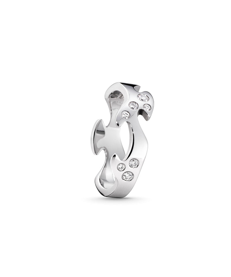 Georg Jensen FUSION hvidguld centerring 0,16 ct. - 20000290