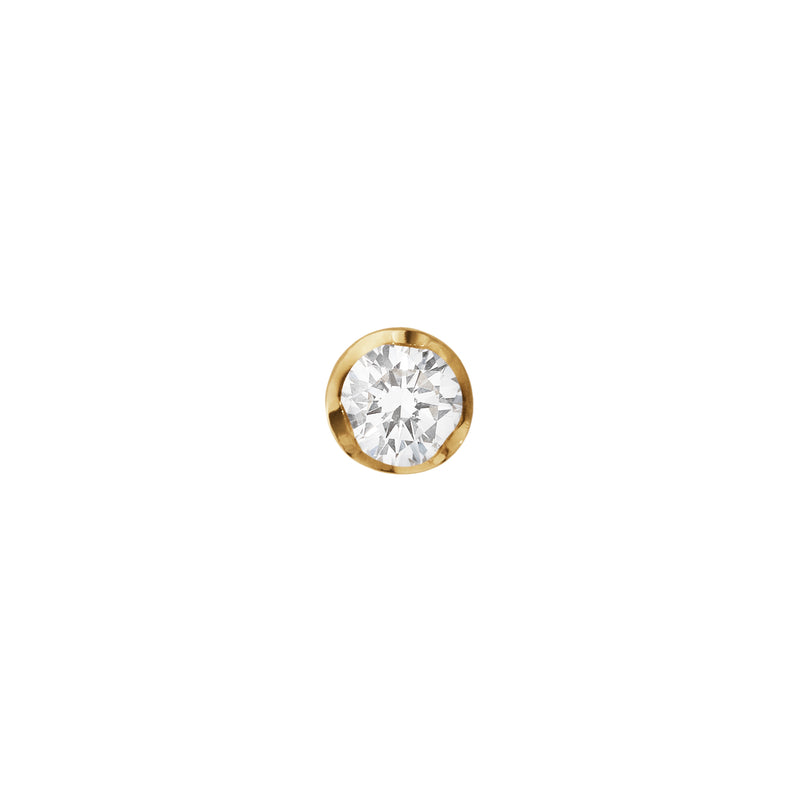 Georg Jensen SIGNATURE DIAMONDS guld ørestik 0,10 ct. - 20001269