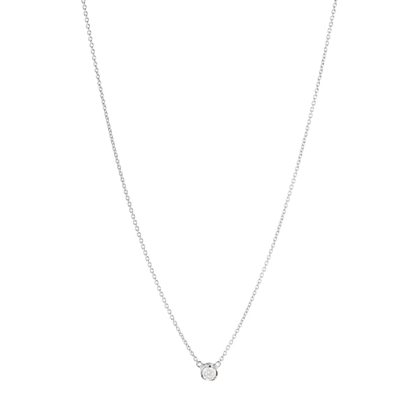 Georg Jensen SIGNATURE DIAMONDS hvidgulds diamant halskæde, 0.10 ct. - 20001344