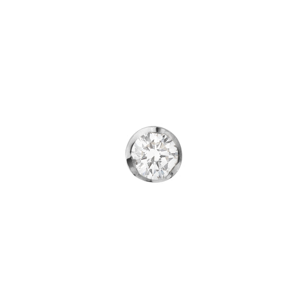 Georg Jensen SIGNATURE DIAMONDS hvidgulds diamant ørestik, 0.10 ct. - 20001348