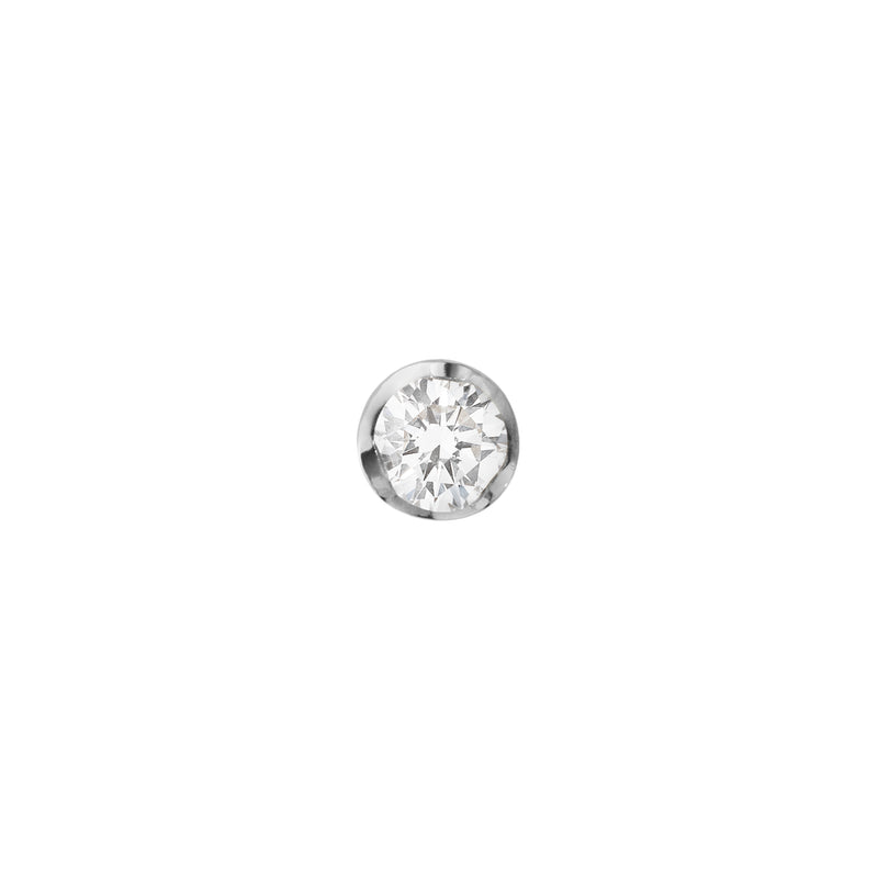 Georg Jensen SIGNATURE DIAMONDS hvidgulds diamant ørestik, 0.10 ct. - 20001348