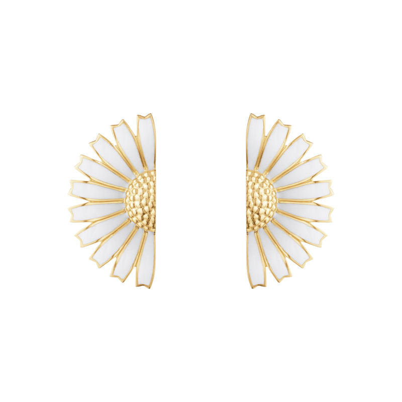 Georg Jensen DAISY halve forgyldte ørestikker - 20001551