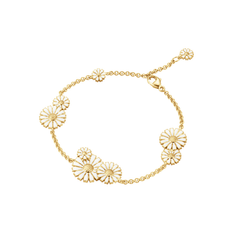 Daisy Layered armbånd m. 9 blomster / Georg Jensen 20001667