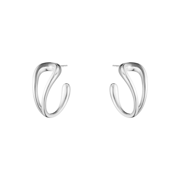 Mercy Swirl sølv øreringe - Georg Jensen 20001840