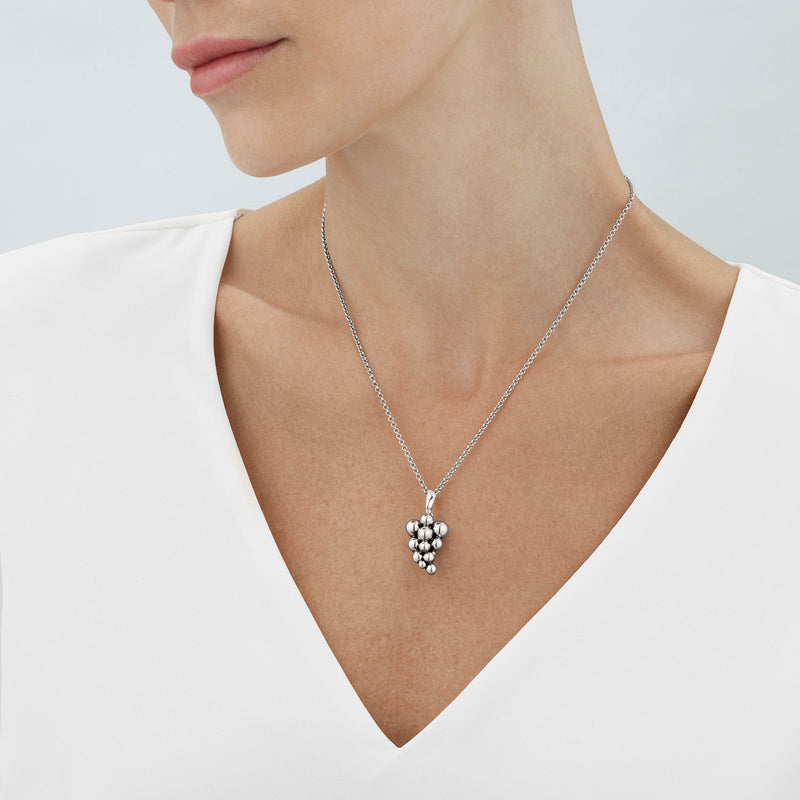 Georg Jensen MOONLIGHT GRAPES lille klase vedhæng - 3536309