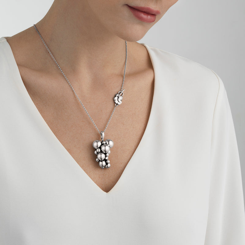 Georg Jensen MOONLIGHT GRAPES stort klase vedhæng - 3536313