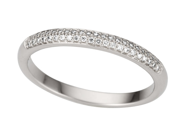 BB hvidgulds alliancering 0,13 ct. - 537391
