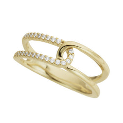 BB diamant guldring 0,17ct. - 538314