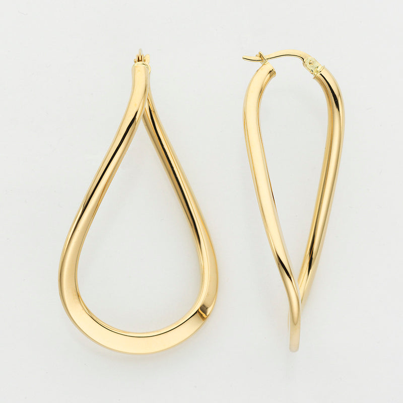 Creoler 30x50 mm i 18kt guld - Eugen Rühle 80.3631.980