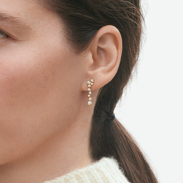 Signature dia. ørestik i 18 kt guld 0,31 ct. - Venstre / Georg Jensen 20001499