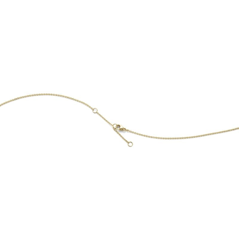 Georg jensen, moonlight grapes, 18kt guld halskæde, vedhæng med diamant