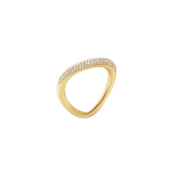 Offspring guld ring pavé 0,35ct / Georg Jensen 200009900003