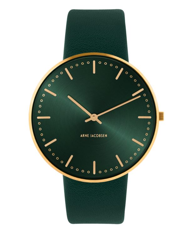 City Hall Evergreen 40mm herreur - Arne Jacobsen 53208-2088G