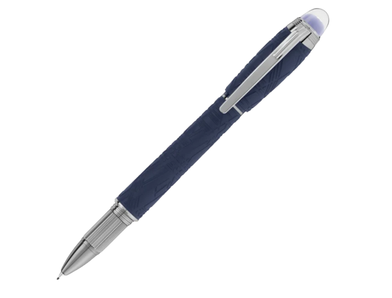 Mont Blanc StarWalker Space Blue Resin Finelinner/Rollerball