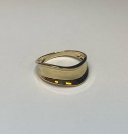 Bølge ring, 8kt guld, Kranz og Ziegler
