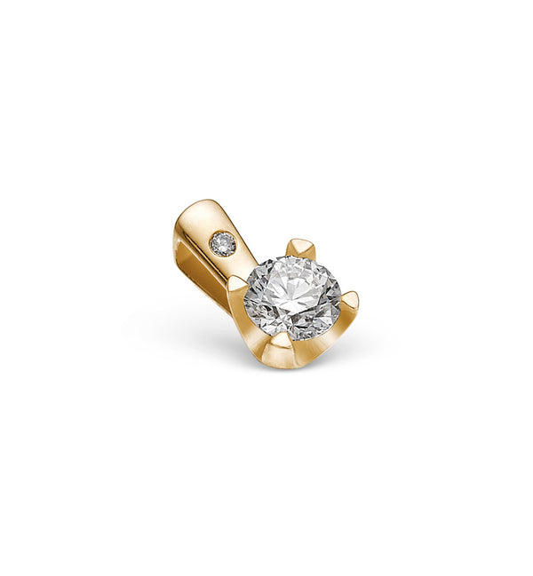 Palæets Love Collection guld vedhæng 0,30 ct.