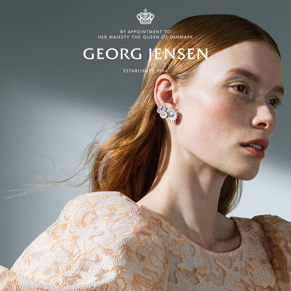 Georg Jensen x Stine Goya Daisy medium earcuff - venstre øre
