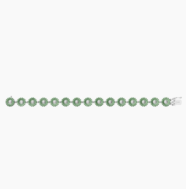 Georg Jensen x Stine Goya Daisy armbånd, vivid green