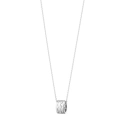 FUSION halskæde med vedhæng 18 kt. hvidguld, Diamanter